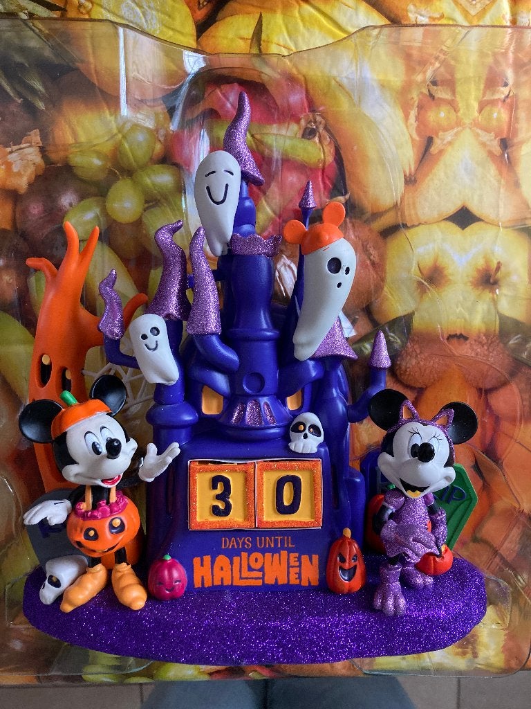 Mickey Minnie ( Disney ) Halloween Countdown Calendar, Verzamelen, Ophalen of Verzenden, Mickey Mouse, Nieuw, Beeldje of Figuurtje