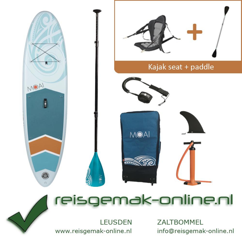 MOAI 10.6 Supboard | Inclusief Kajak seat + paddle, Watersport en Boten, Suppen, Ophalen of Verzenden, Nieuw, SUP-boards