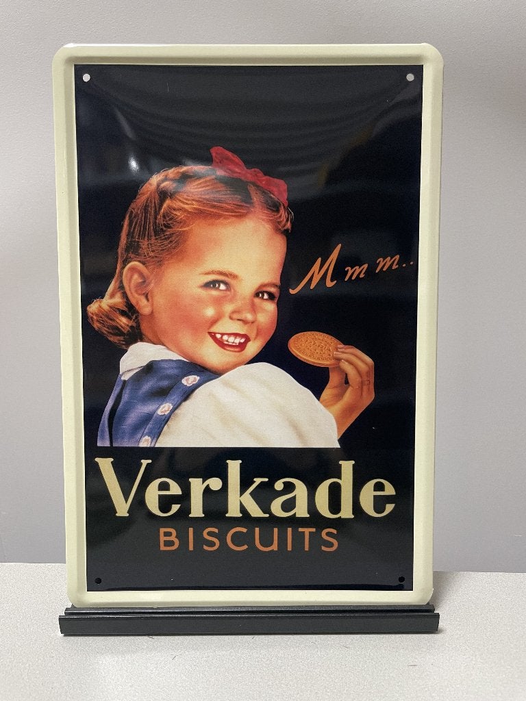 Verkade metalen reclamebord (Old Look), Www.pand50.nl, Reclamebord, Nieuw, Ophalen of Verzenden