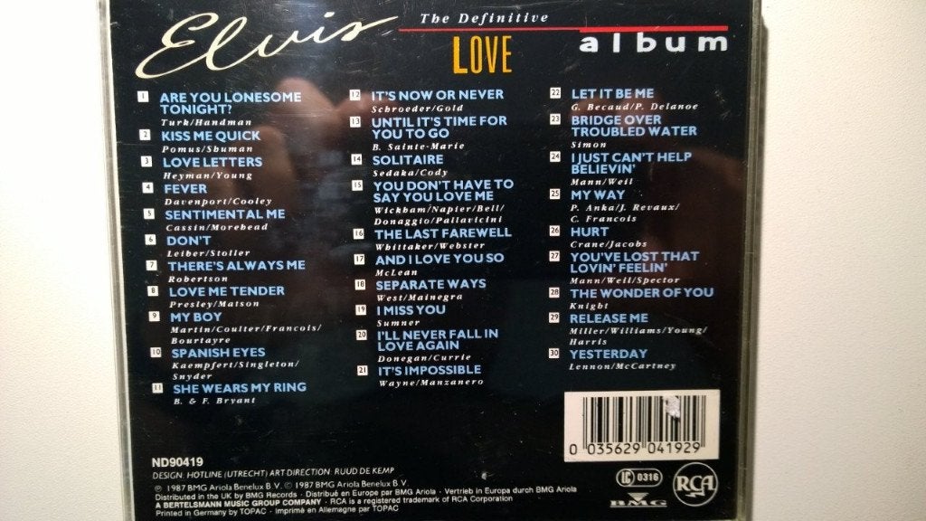Elvis Presley - The Definitive Love Album, Ophalen of Verzenden, Zo goed als nieuw, Rock-'n-roll, Album