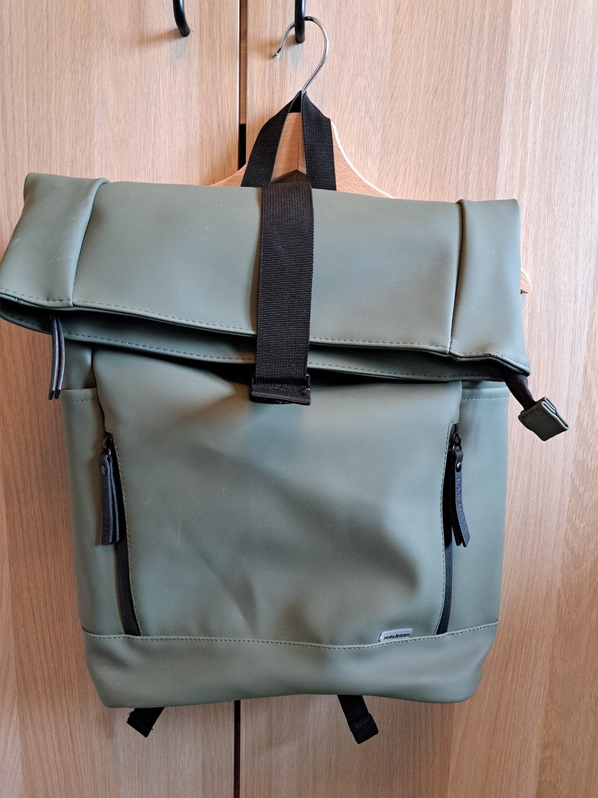 Norländer rugzak - Groen, waterdicht, zo goed als nieuw, 25 tot 40 cm, Nieuw, Ophalen of Verzenden, Waterdicht