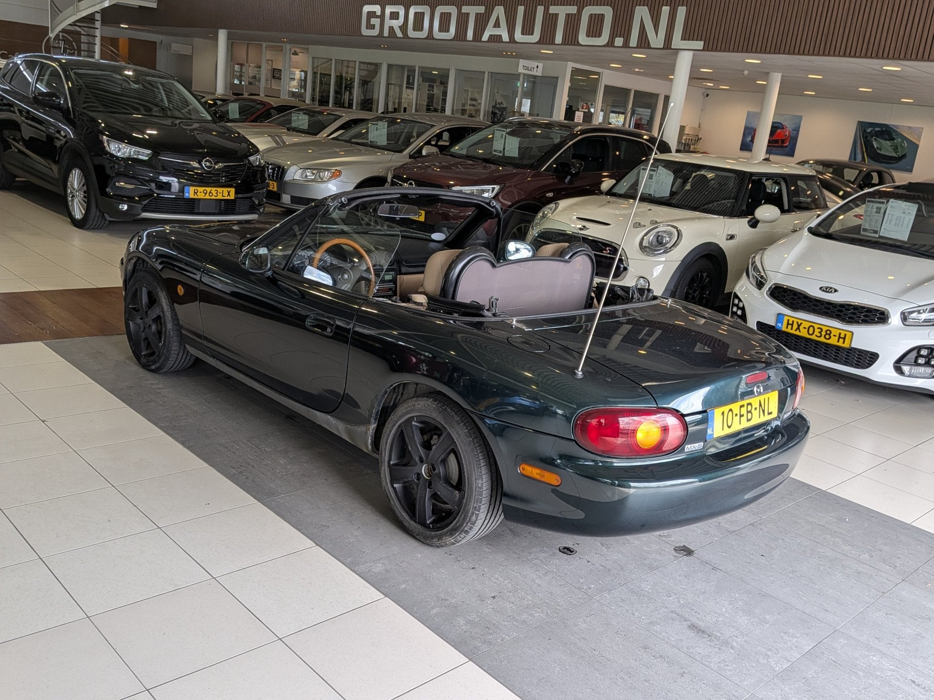 Mazda MX-5 1.6i Lederen interieur, Stuurbekrachtiging, foto 3