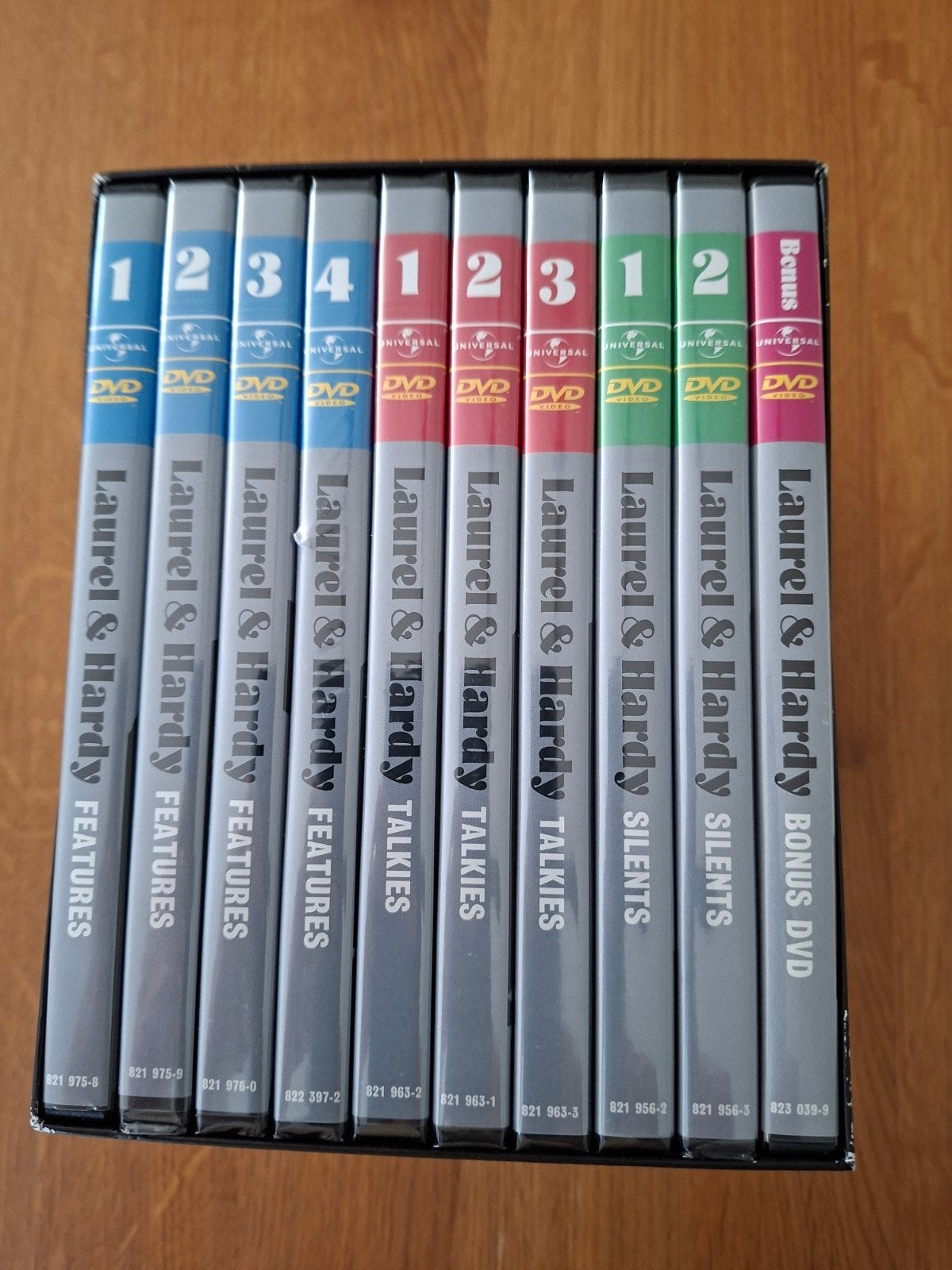 laurel en Hardy DVD Box 10 delig, Alle leeftijden, Ophalen of Verzenden, Nieuw in verpakking, Natuur