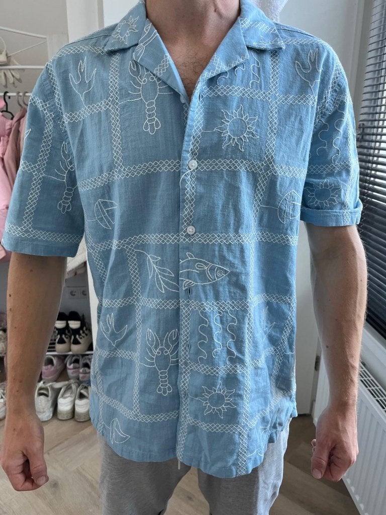 Men shirt, Kleding | Heren, Blauw, Nieuw, Ophalen of Verzenden, Maat 46 (S) of kleiner