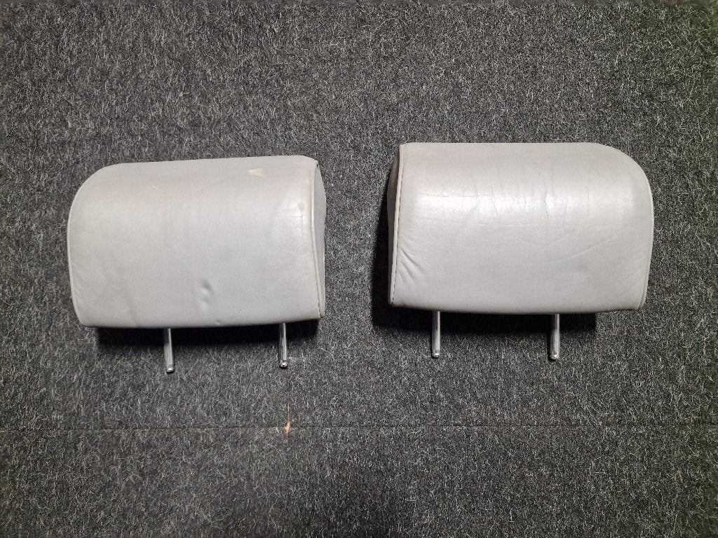 BMW E38 grijze hoofdsteunen achterbank, Ophalen of Verzenden