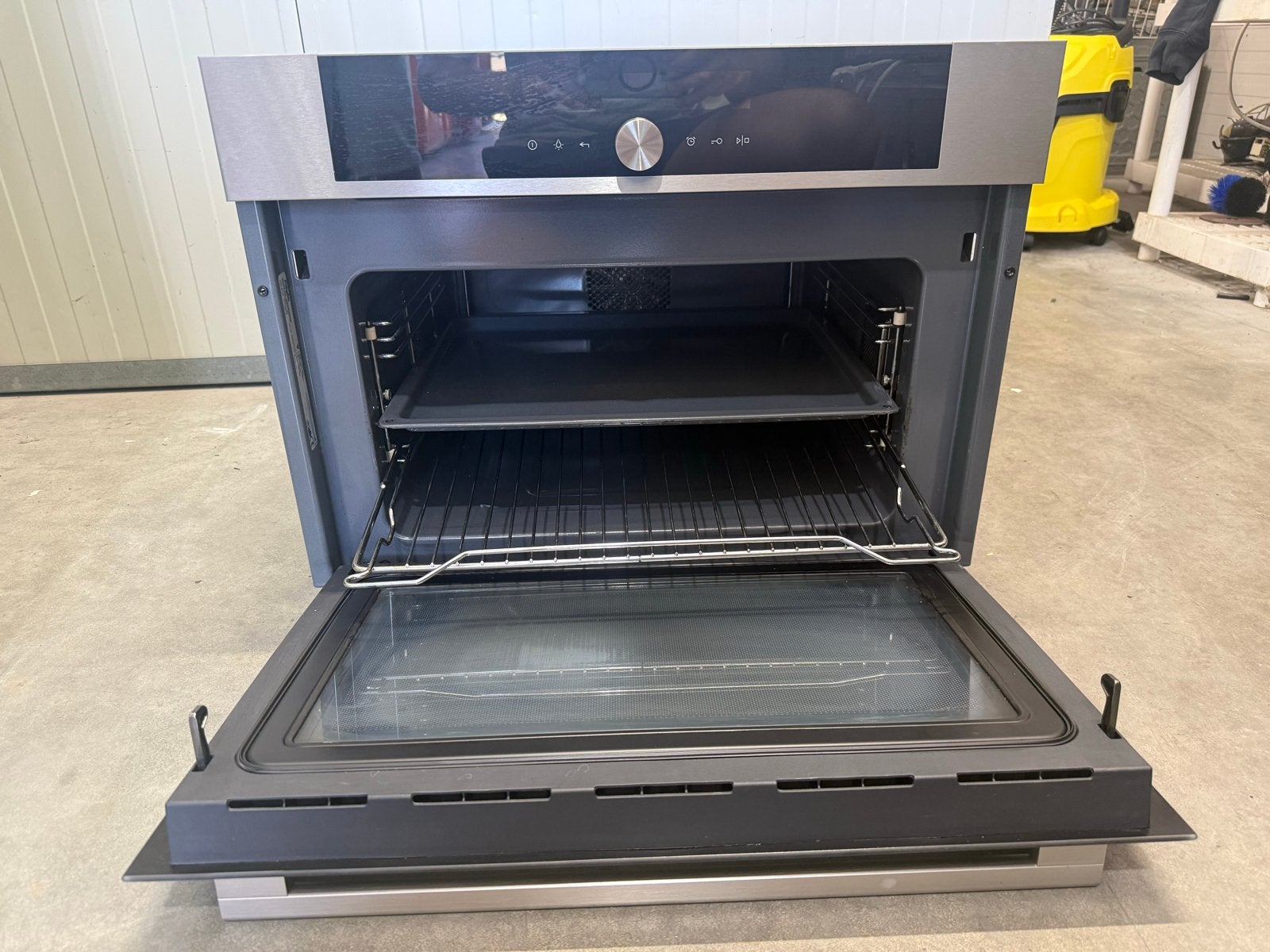 Pelgrim MAC614RVS Inbouw Combi-oven - Zo goed als nieuw, 45 tot 50 cm, Bella, Hete lucht, Pelgrim