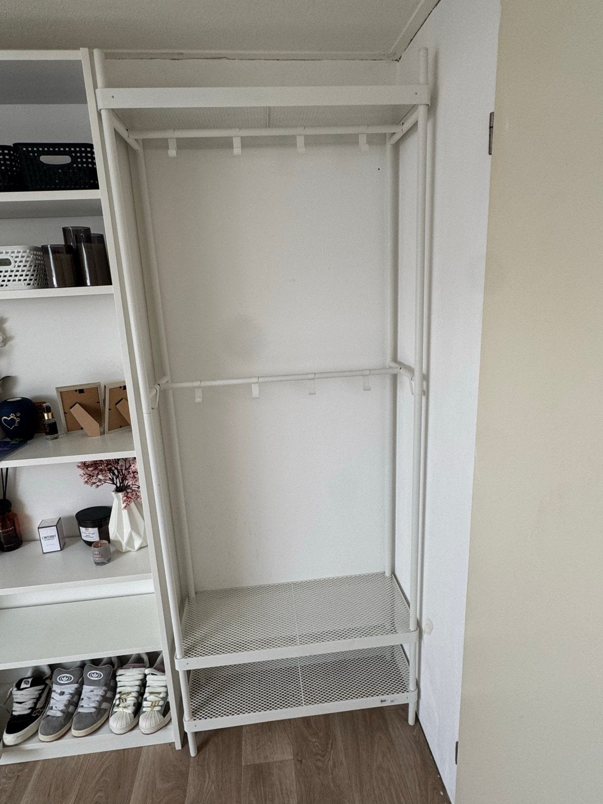 IKEA MACKAPÄR  kapstok / garderobe, Ophalen, Met plank(en), 200 cm of meer, 50 tot 100 cm