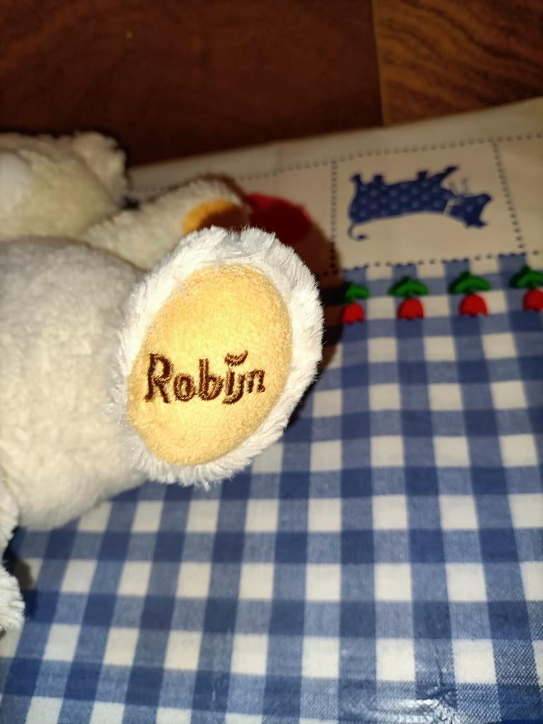 Robijntje knuffel 24 cm groot, Ophalen of Verzenden, Zo goed als nieuw, Overige typen