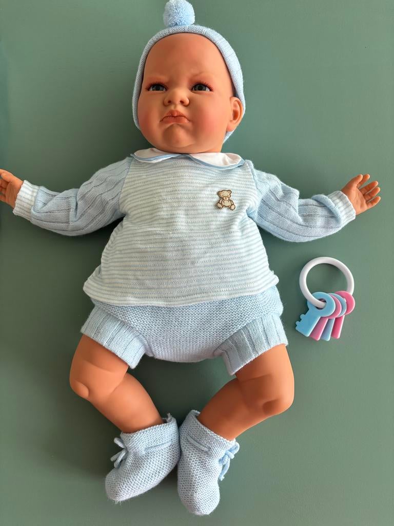 Levensechte Babypop voor Babymassage Oefeningen, Ophalen of Verzenden, Zo goed als nieuw, Babypop