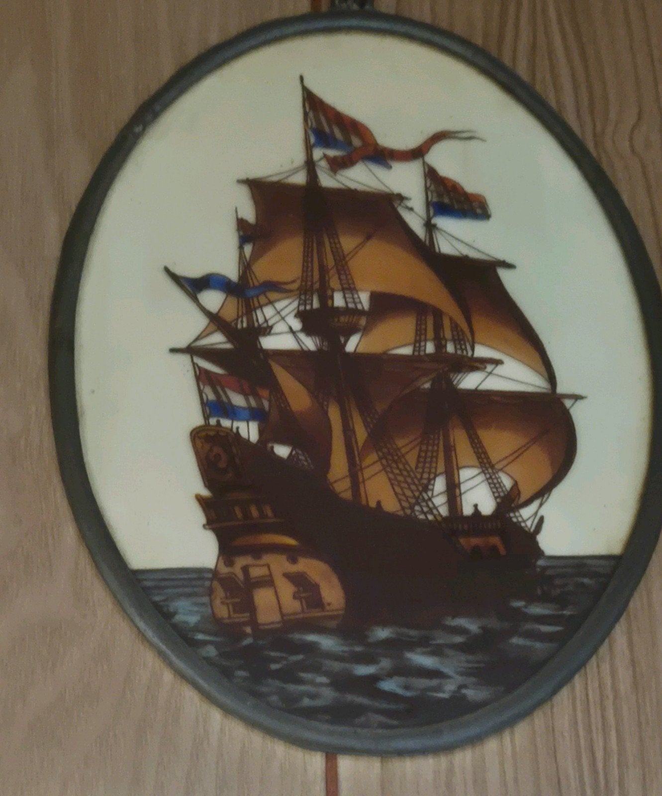 Schilderijen van  glas, Antiek en Kunst, Ophalen