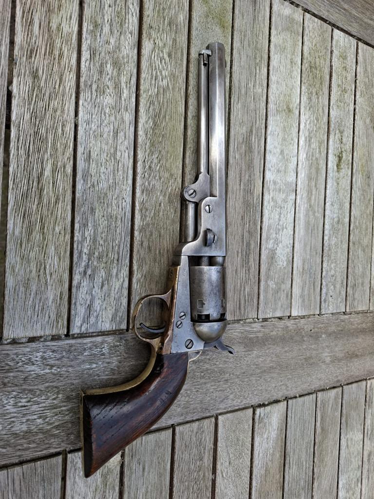 Antiek Colt 1851 navy .36 percussie revolver, Ophalen of Verzenden