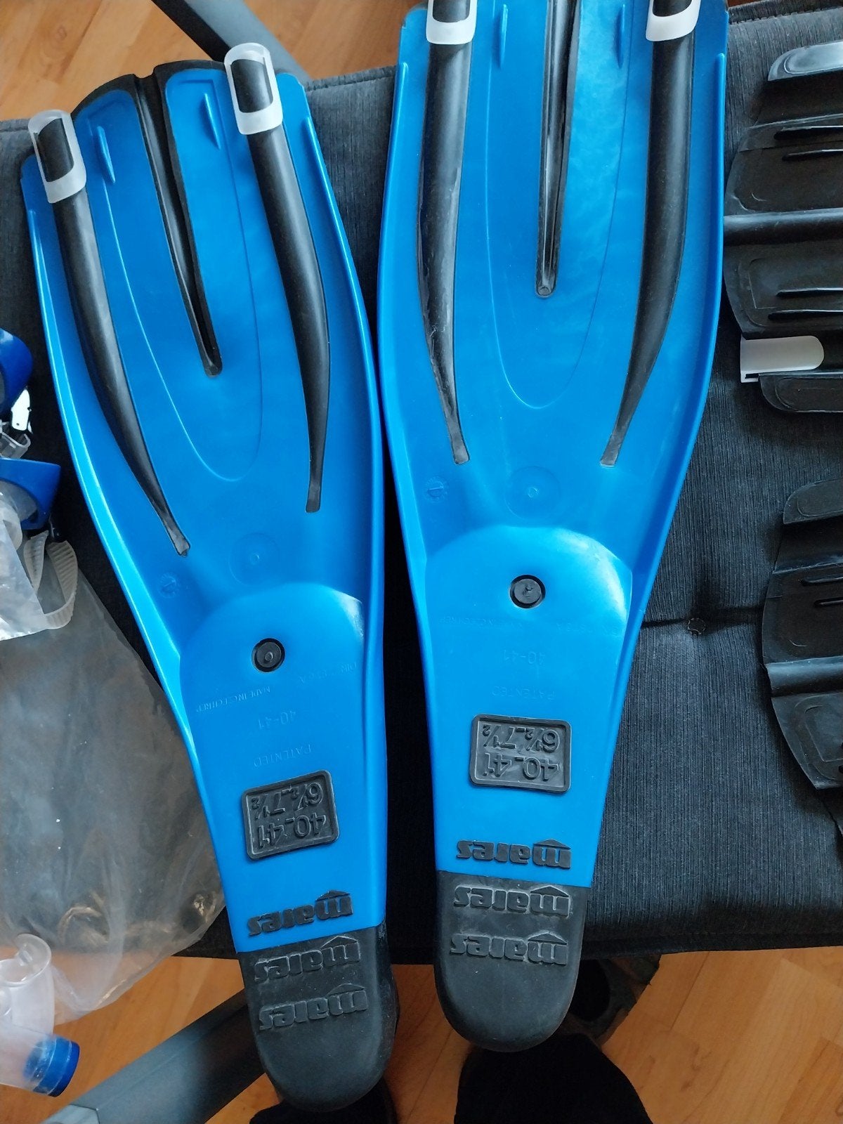 Mares Duikvliezen en Duikbril/Snorkel Set, Ophalen, Zo goed als nieuw, Zwem- of Duikvliezen