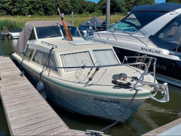 Cruiser, kajuitboot, motorboot Selco Selqueen 740 polyester, Watersport en Boten, Overige merken, Gebruikt, Afdekzeil, 1.80 meter