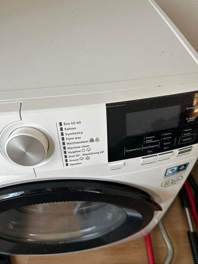 AEG Wasdroogcombinatie 8/5 kg - Wassen en Drogen in één, 8 tot 10 kg, Ophalen, Gebruikt, 85 tot 90 cm
