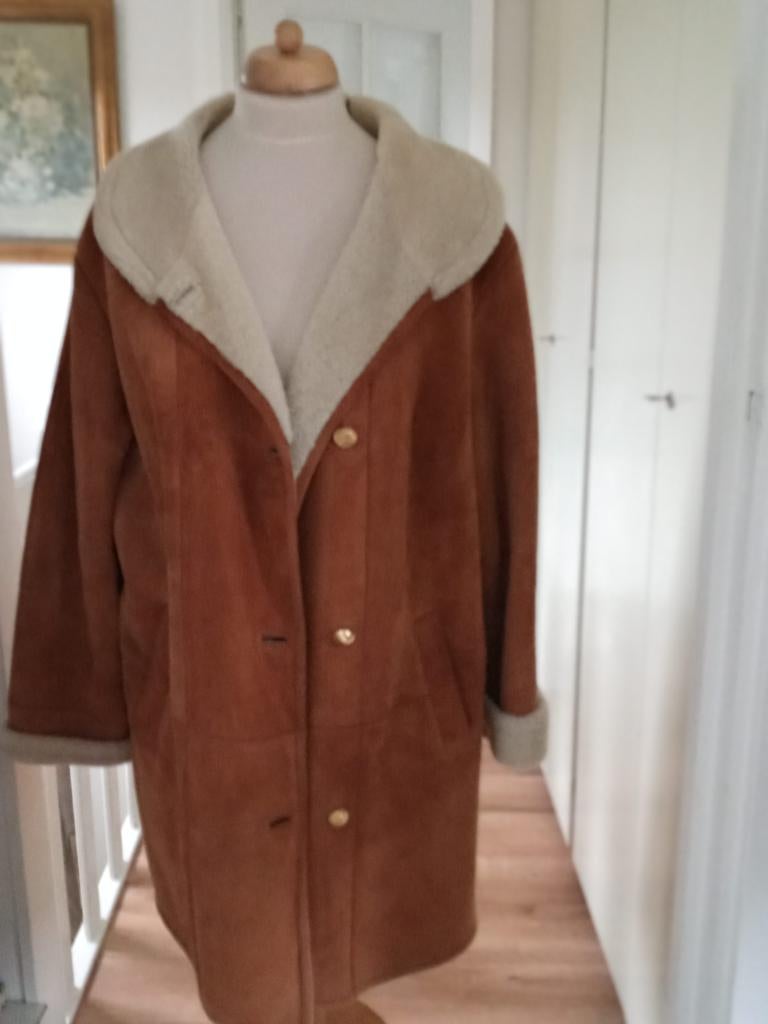 LAMMY COAT (NIEUW), Kleding | Dames, Jassen | Winter, Nieuw, Maat 46/48 (XL) of groter, Beige, Ophalen of Verzenden