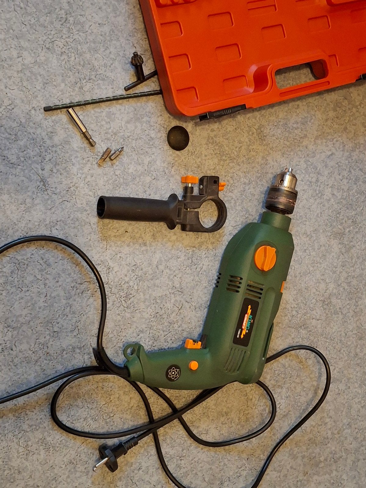 King Craft Klopboormachine in Koffer (met accessoires)), Ophalen, Gebruikt, Boormachine
