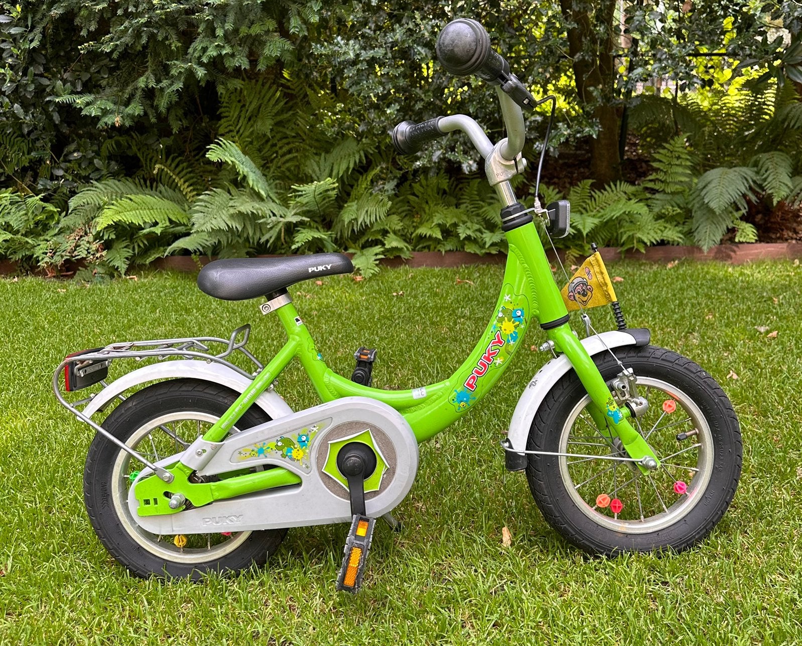 Puky kinderfiets 12 inch groen, Ophalen, Gebruikt, Minder dan 16 inch