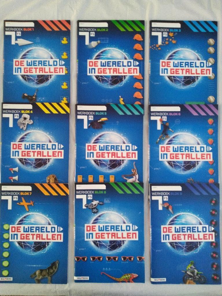 De Wereld in Getallen Groep 7 / 9 Werkboeken 7FS voor €50,00, Boeken, Ophalen of Verzenden, Nieuw, Overige niveaus, Overige vakken