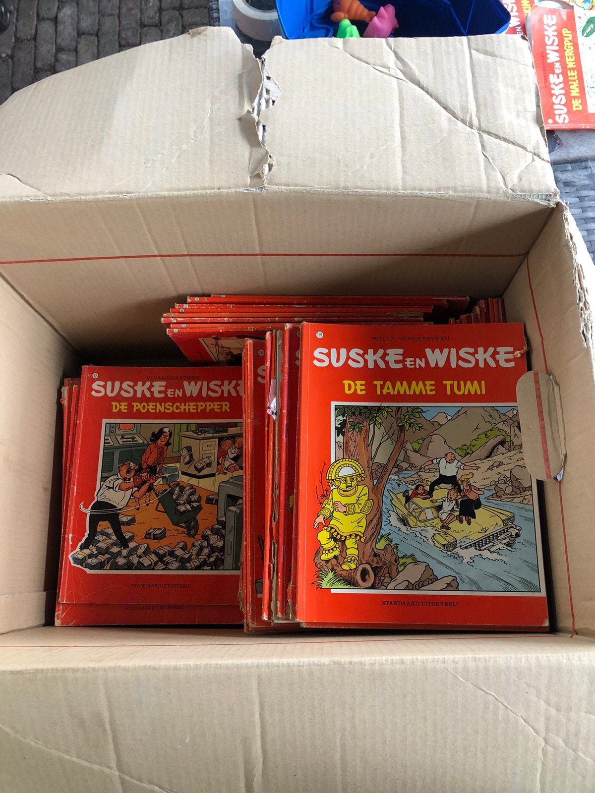 Stripboeken, Ophalen