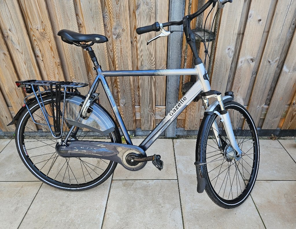Gazelle Grenoble C7 Herenfiets - Framehoogte 61 cm, Ophalen, Gebruikt, Velgrem, Versnellingen