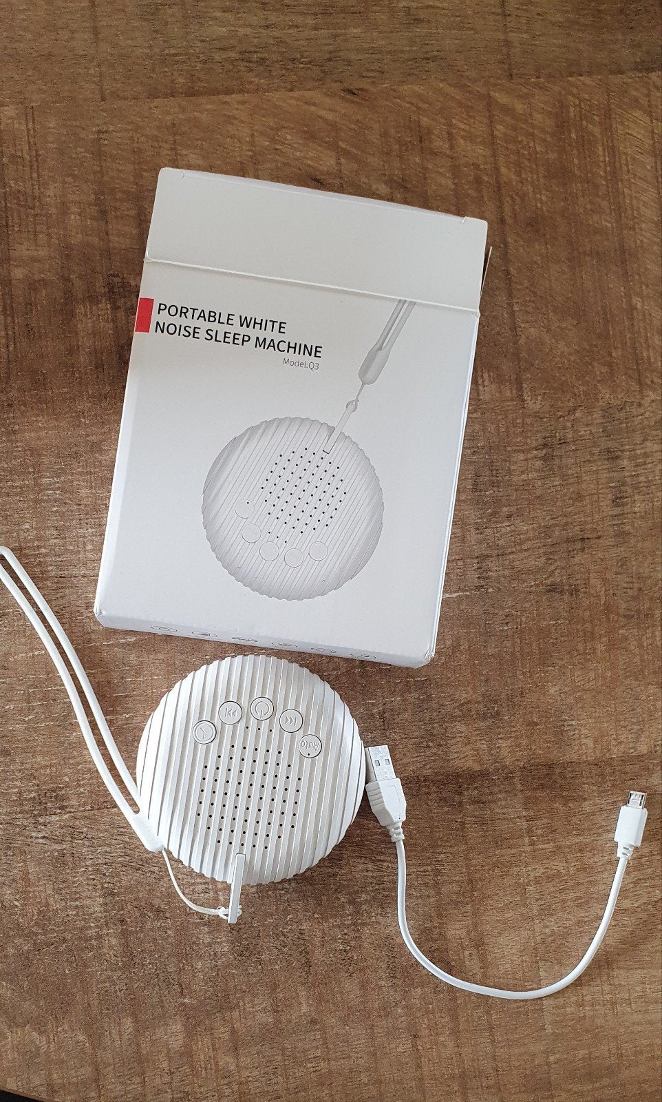 Draagbare White noise sleep machine - Model Q3, Ophalen of Verzenden