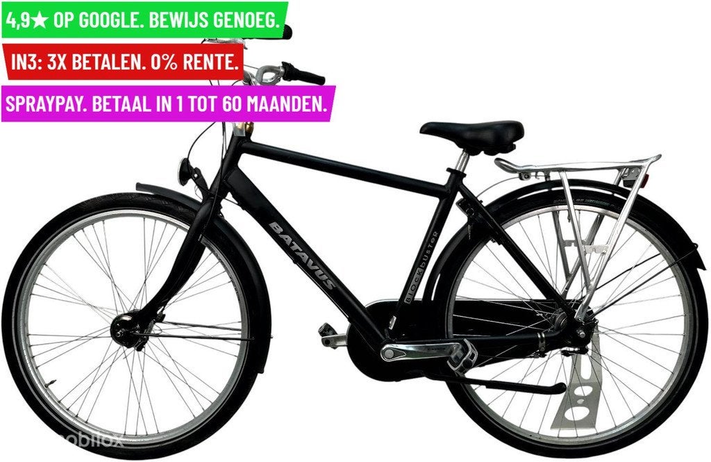 Herenfiets Batavus BlockBuster 28"/50cm/3ver - Levering, Fietsen en Brommers, Fietsen | Heren | Herenfietsen, 9713 Bv Groningen