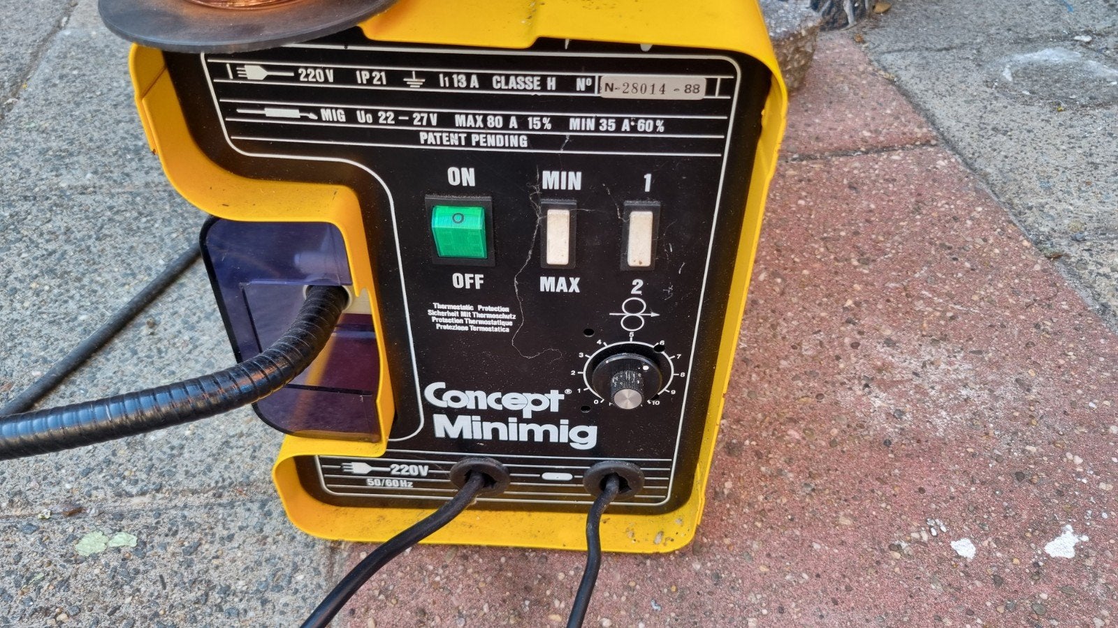 Ferm Concept Minimig CO2 Lasapparaat - Gebruikt, Doe-het-zelf en Verbouw, Gereedschap | Lasapparaten, Ophalen, Gebruikt, Minder dan 150 ampère