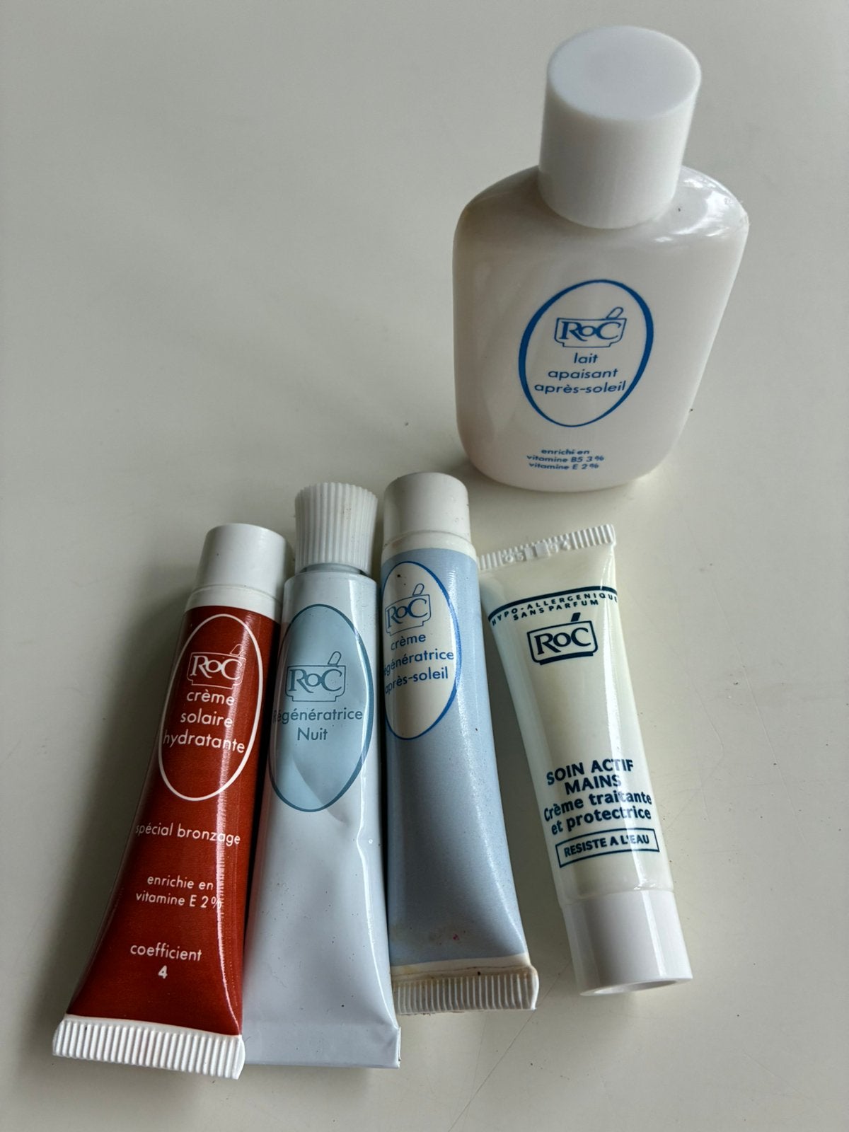Proefmonsters Vintage RoC Huidverzorging Set - Crèmes enz., Verzamelen, Ophalen of Verzenden, Gebruikt, Gebruiksvoorwerp