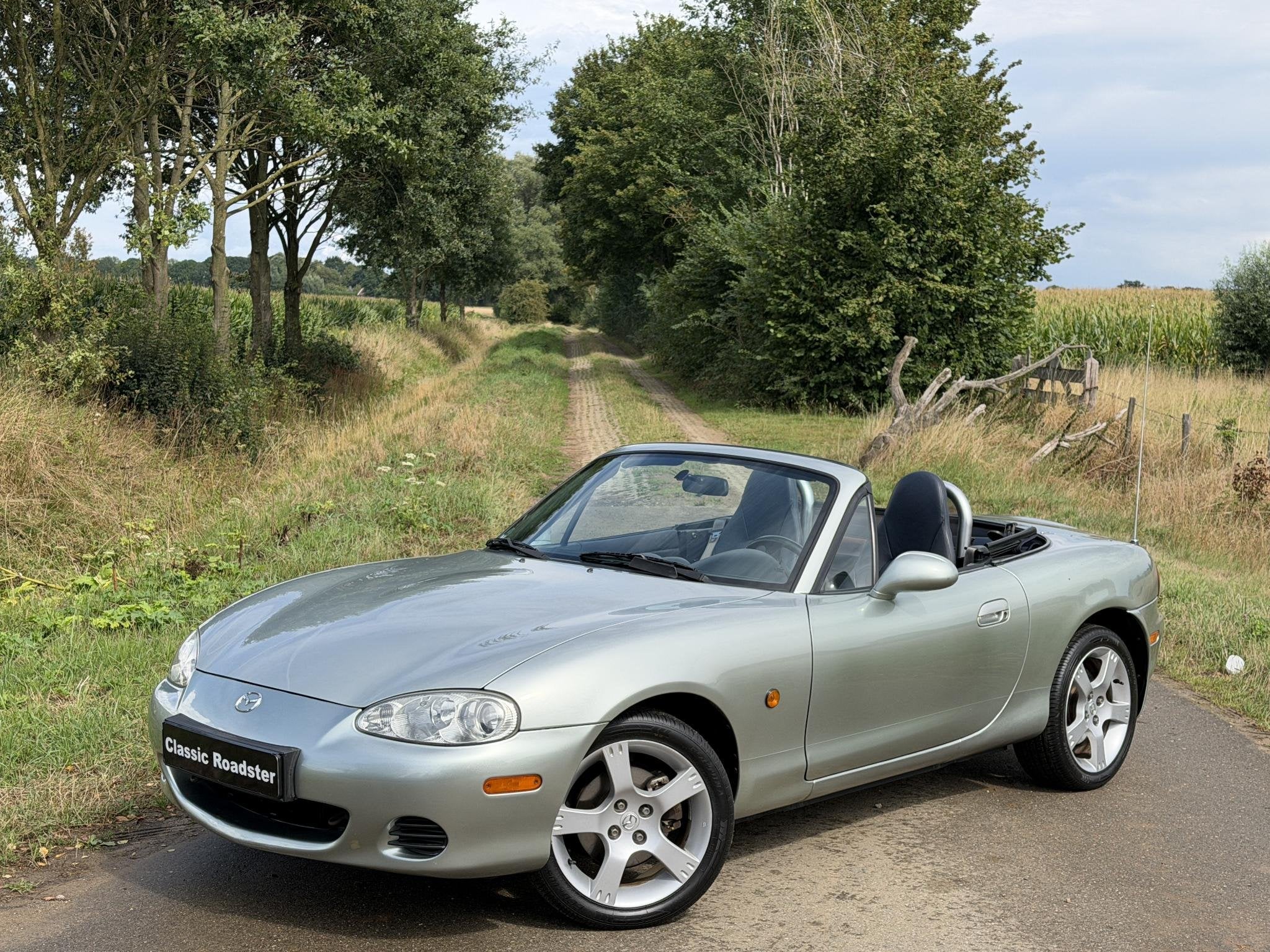 Mazda MX-5 NBFL 1.6i 110PK SILVER BLUES, AIRCO, LEDER, Auto's, Dealer onderhouden, Gebruikt, 4 cilinders, Cabriolet