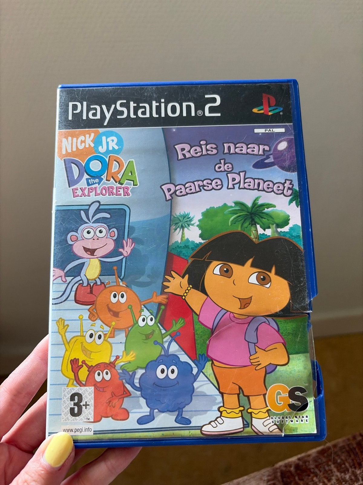 Dora the Explorer: Reis naar de Paarse Planeet PS2, Spelcomputers en Games, Games | Sony PlayStation 2, Gebruikt, Puzzel en Educatief