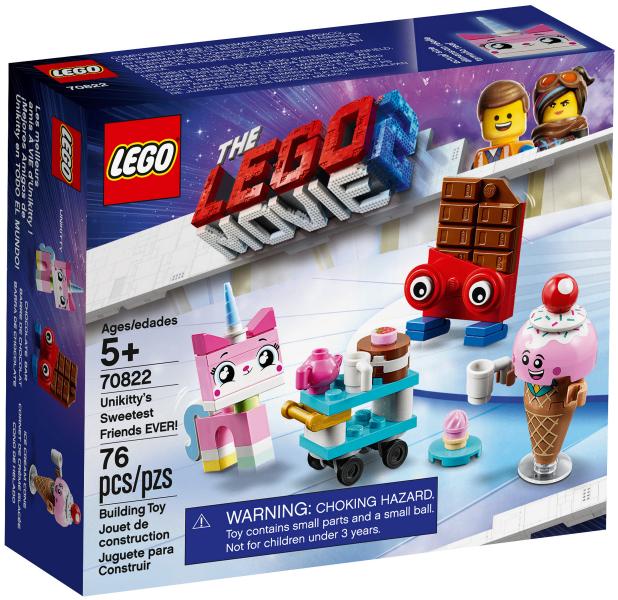 Lego The LEGO Movie 2 70822 Unikitty's Sweetest Friends EVER, Nieuw, Ophalen of Verzenden, LEGOLAND, Complete set