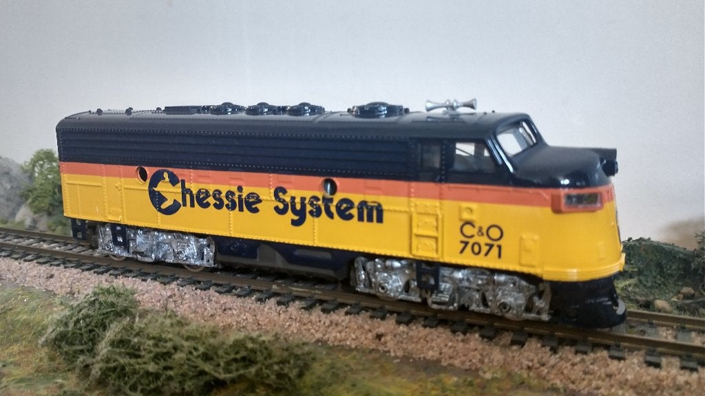 H0 EMD F9 Diesel Chessie System  US locomotief, Overige merken, Gebruikt, Ophalen of Verzenden, Analoog