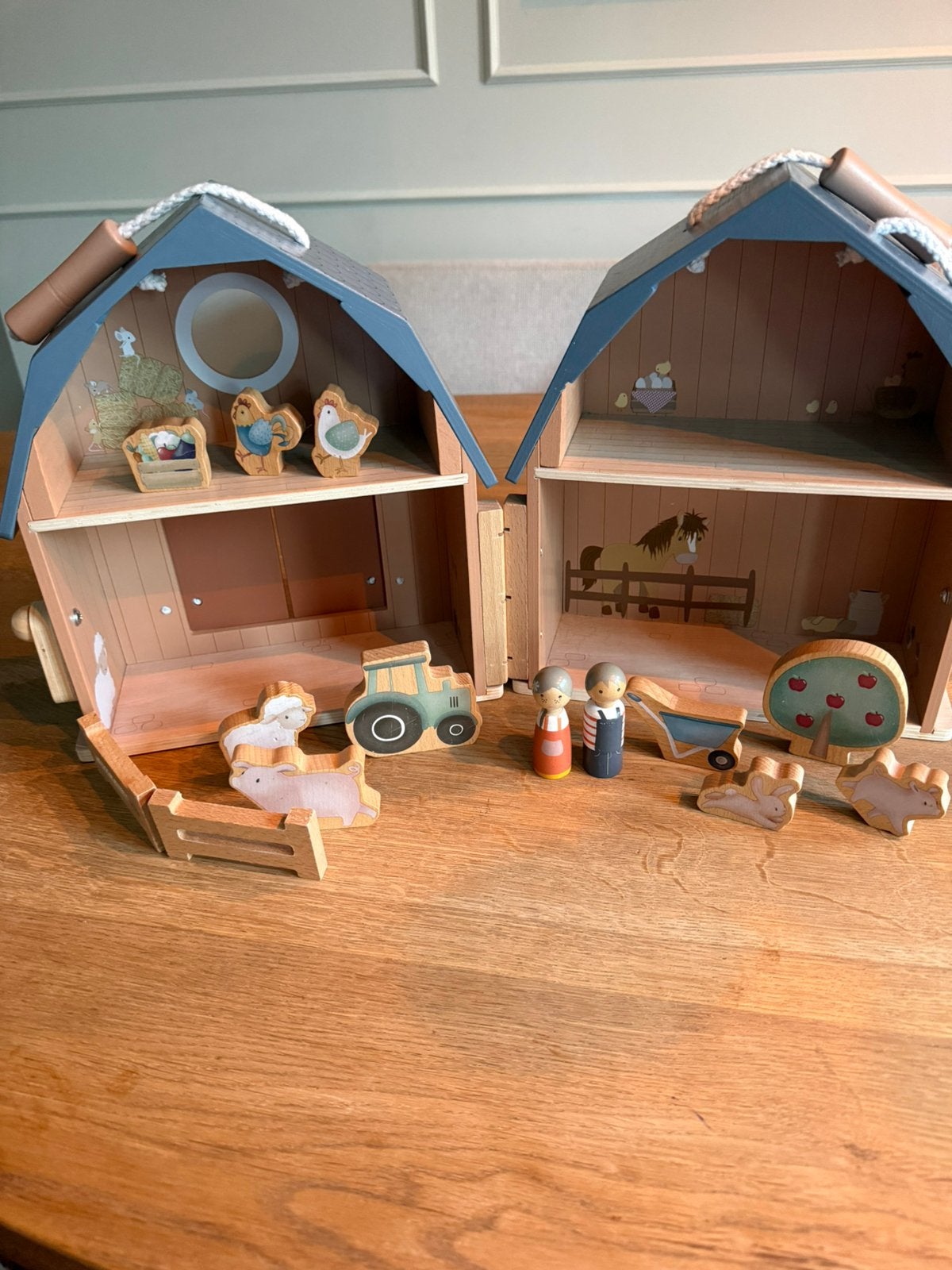 Meeneem boerderij poppenhuis Little Dutch, Ophalen of Verzenden, Zo goed als nieuw, Poppenhuis