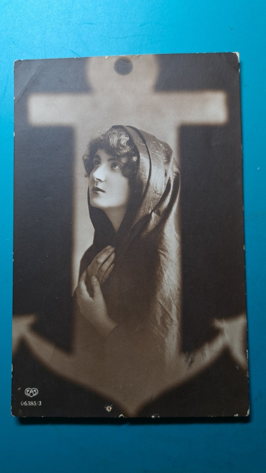 vrouw anker hoop - 1915 - Uitgave Eas, Ophalen of Verzenden, Voor 1920, Gelopen