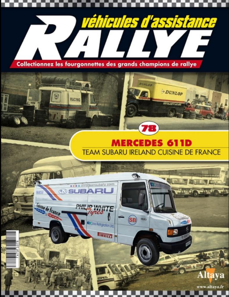 Mercedes Benz 611D Subaru Ireland 1/43 Rallye Assistance 78, Verzenden, Nieuw, Bus of Vrachtwagen, Overige merken