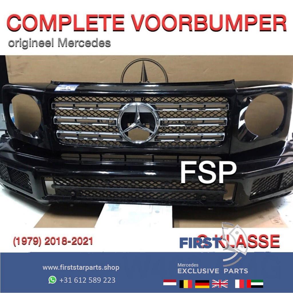 W464 G KLASSE AMG VOORBUMPER ZWART origineel Mercedes AMG 63, Auto-onderdelen, Gebruikt, -, Voor, Ophalen of Verzenden