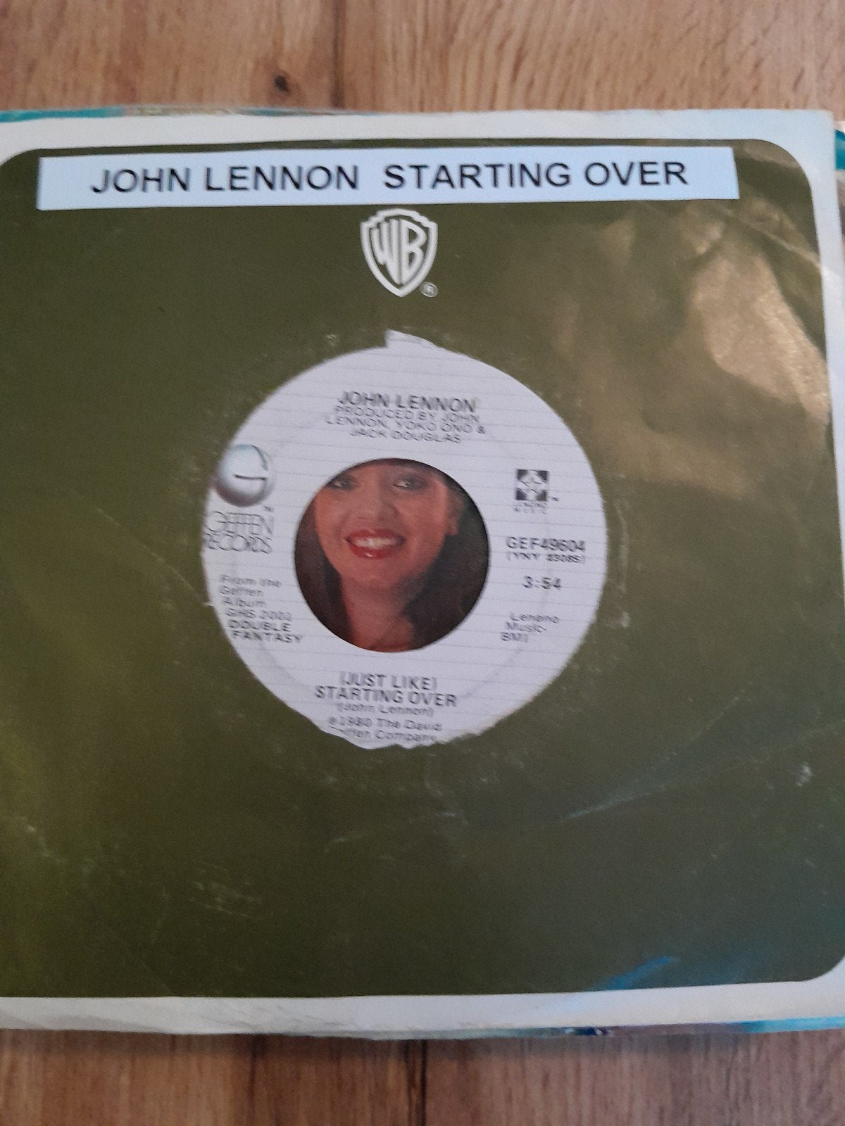 John lennon 7inch starting over, Ophalen of Verzenden, Zo goed als nieuw, Pop