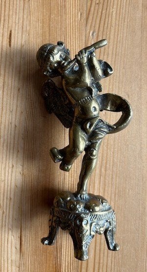 Koperen Cherubijn, Antiek en Kunst, Antiek | Koper en Brons, Ophalen of Verzenden, Koper