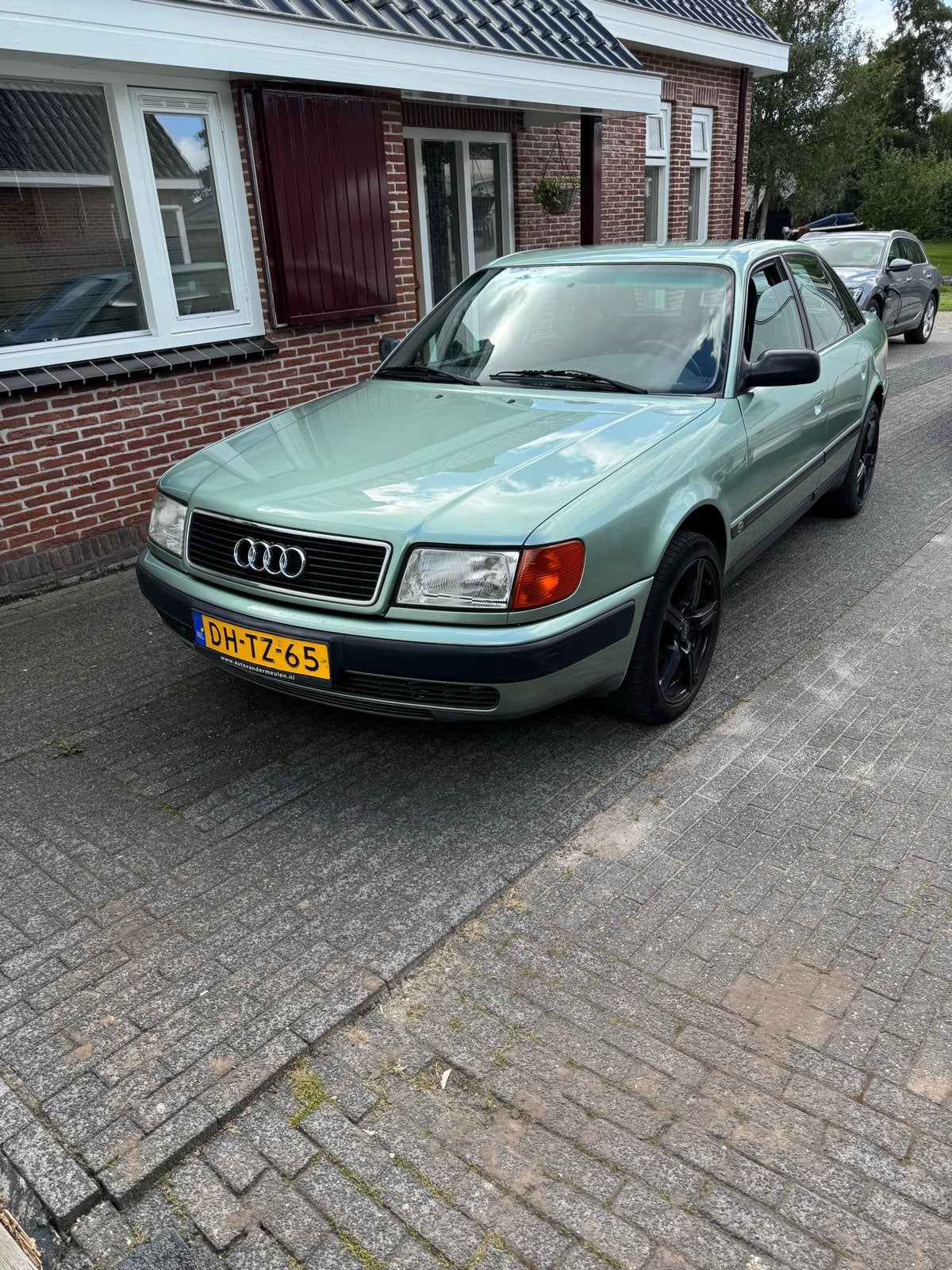 Audi 100 2.0 E 74KW U9 1991 Groen, Auto's, Audi, Voorwielaandrijving, 1282 kg, 4 cilinders, 1984 cc