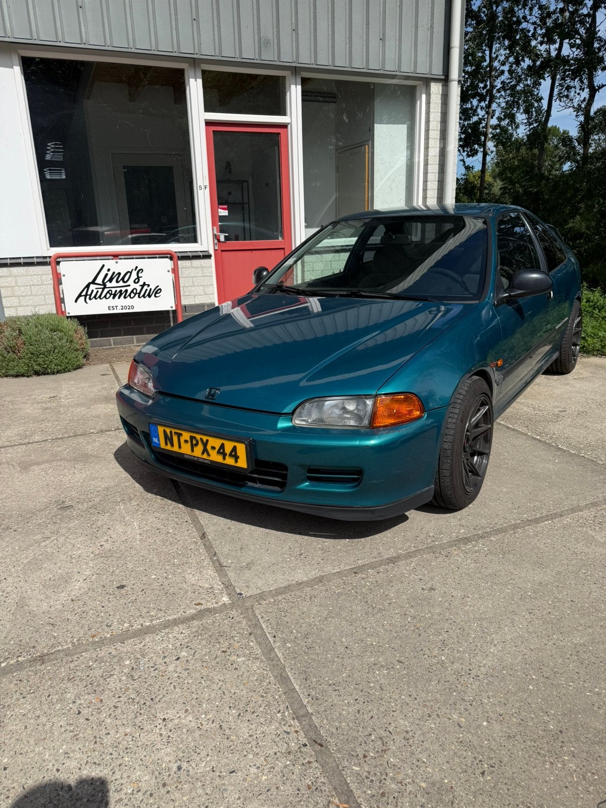 Honda Civic 1.5 I Coupe DXI Daytona 1996 Groen, Auto's, Voorwielaandrijving, 1493 cc, 40 €/maand, 4 cilinders