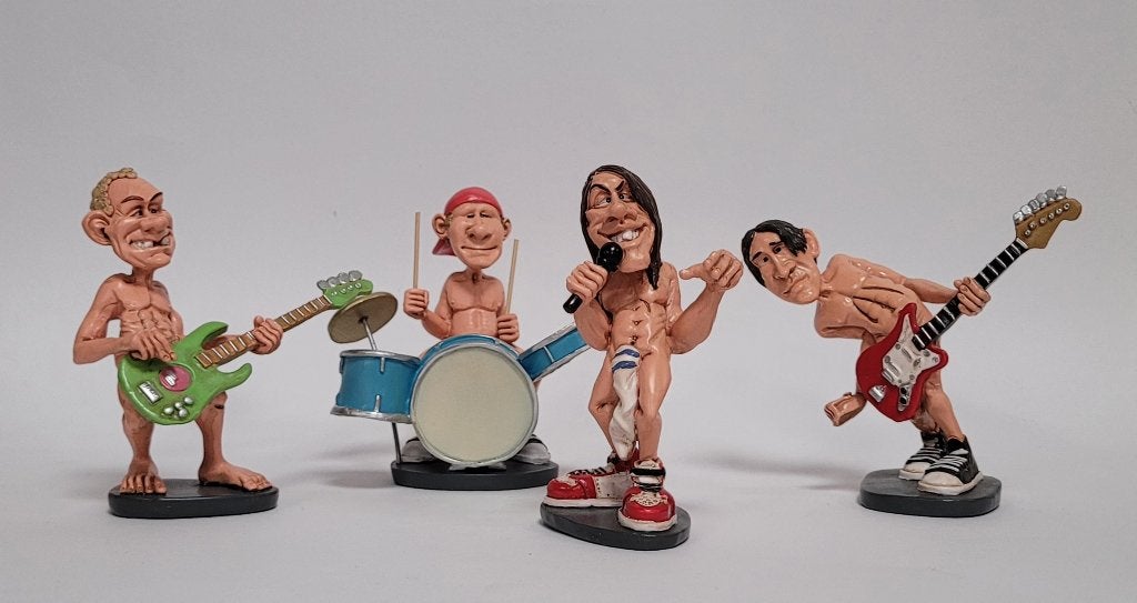 John Frusciante Red Hot Chili Peppers beeldje Stratford deco, Info@deconoord.nl, Deco Noord, Nieuw, Ophalen of Verzenden