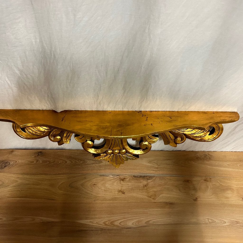 brocante wandplank goud - 90 cm - Gratis bezorgd, Huis en Inrichting, Woonaccessoires | Wandplanken en Boekenplanken, TTM Wonen, Meubels – (Perzische) Tapijten en Woonaccessoires