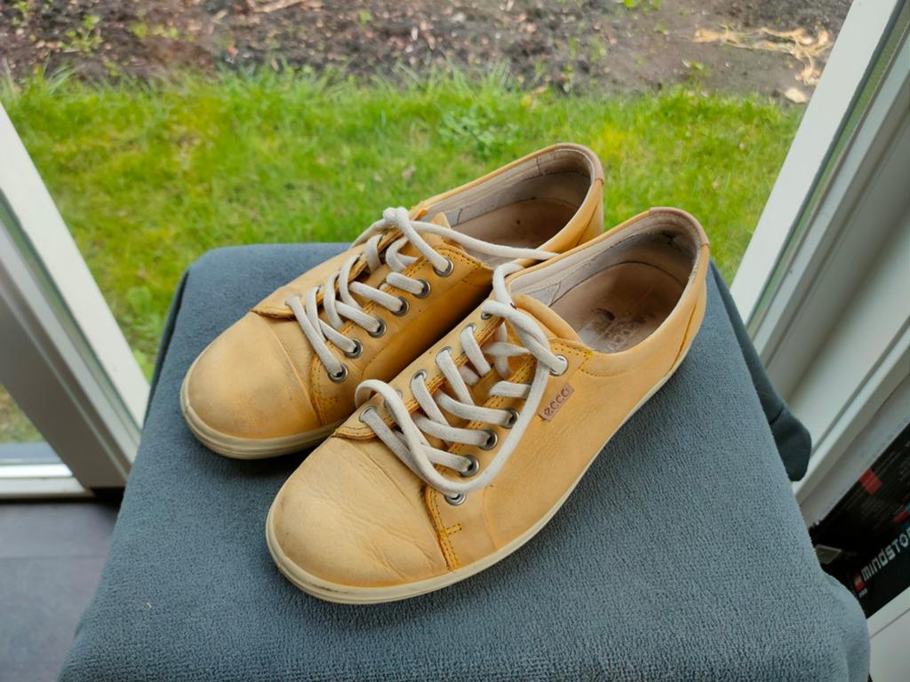 Gele Ecco sneakers - Maat 38, Ecco, Geel, Ophalen of Verzenden, Sneakers of Gympen