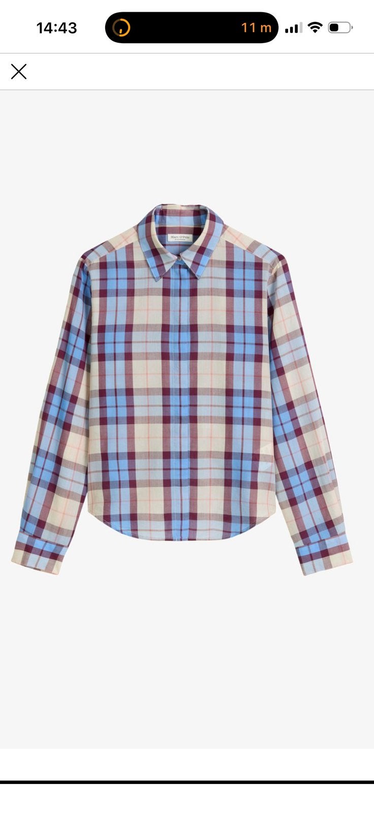 Gave merk blouse Marco Polo, Ophalen of Verzenden, Zo goed als nieuw, Blauw
