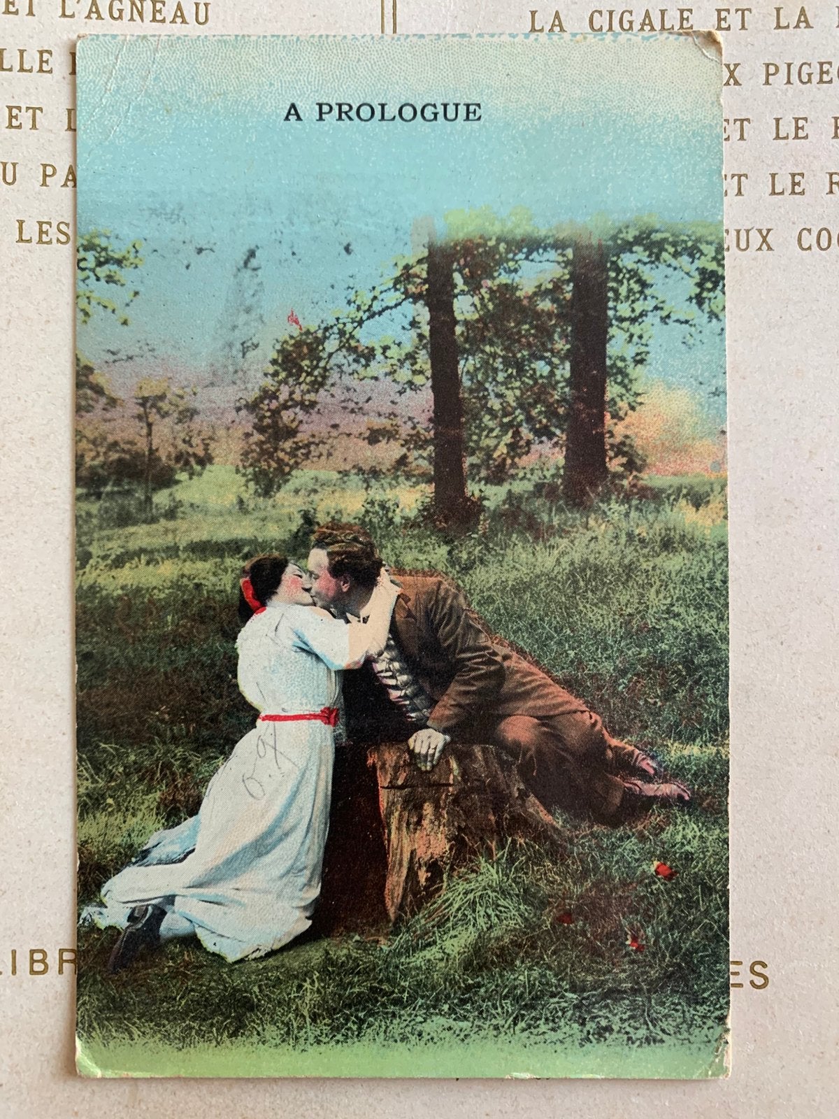 1913 A prologue - kus (HE), Ophalen of Verzenden, Voor 1920, Gelopen, Overige thema's