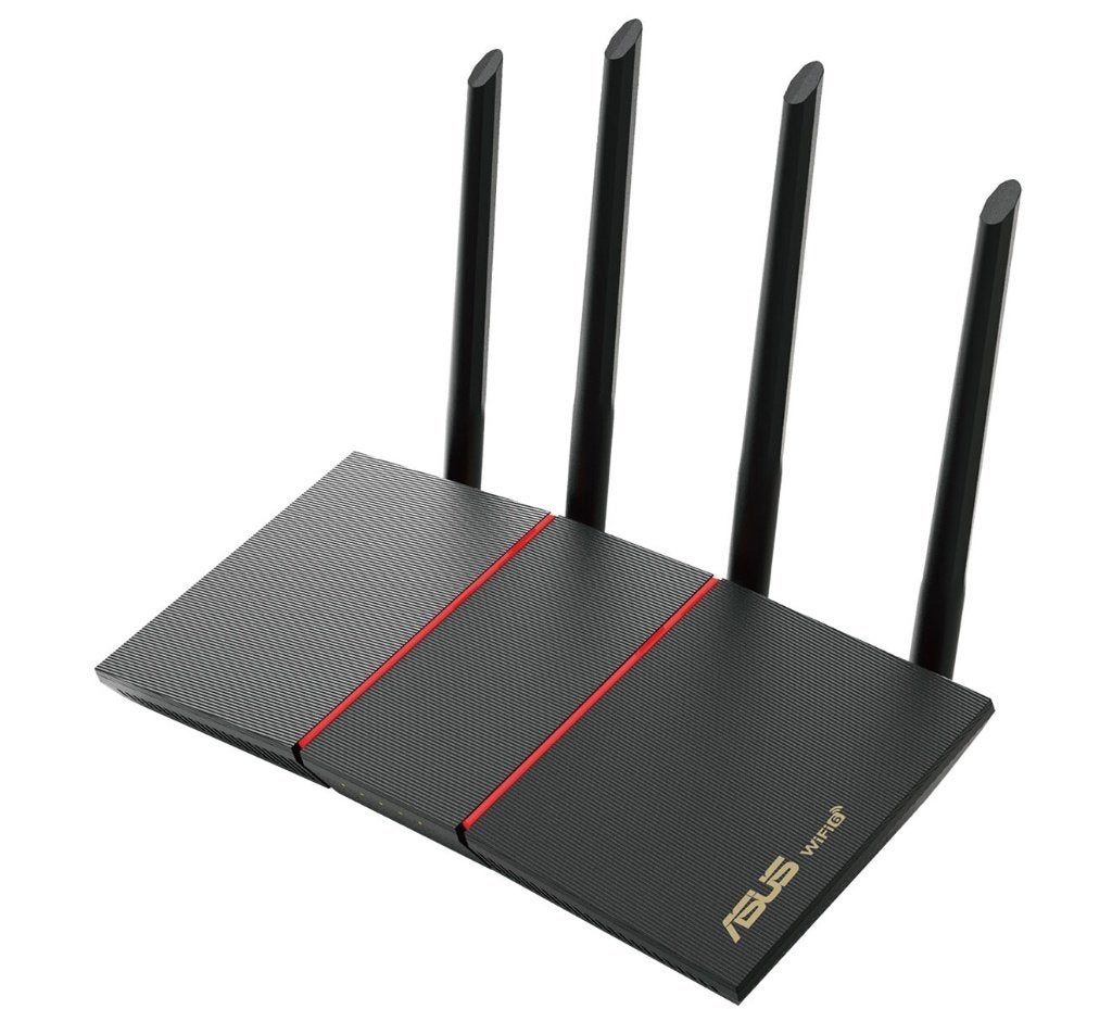 ASUS RT-AX55 AX1800 dual-band WiFi 6-router, Ophalen of Verzenden, Zo goed als nieuw, Router, Asus router