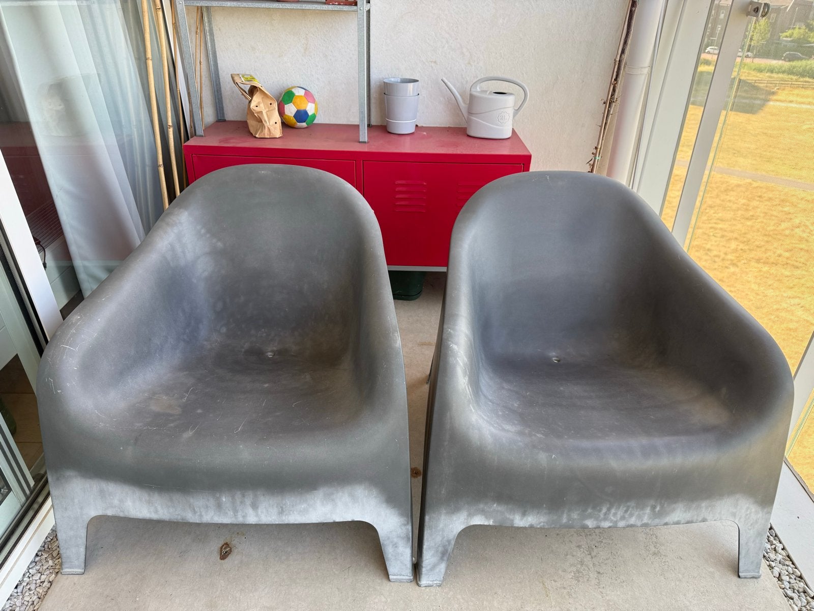 Tuinstoelen SKARPÖ, Ophalen, Gebruikt, Kunststof