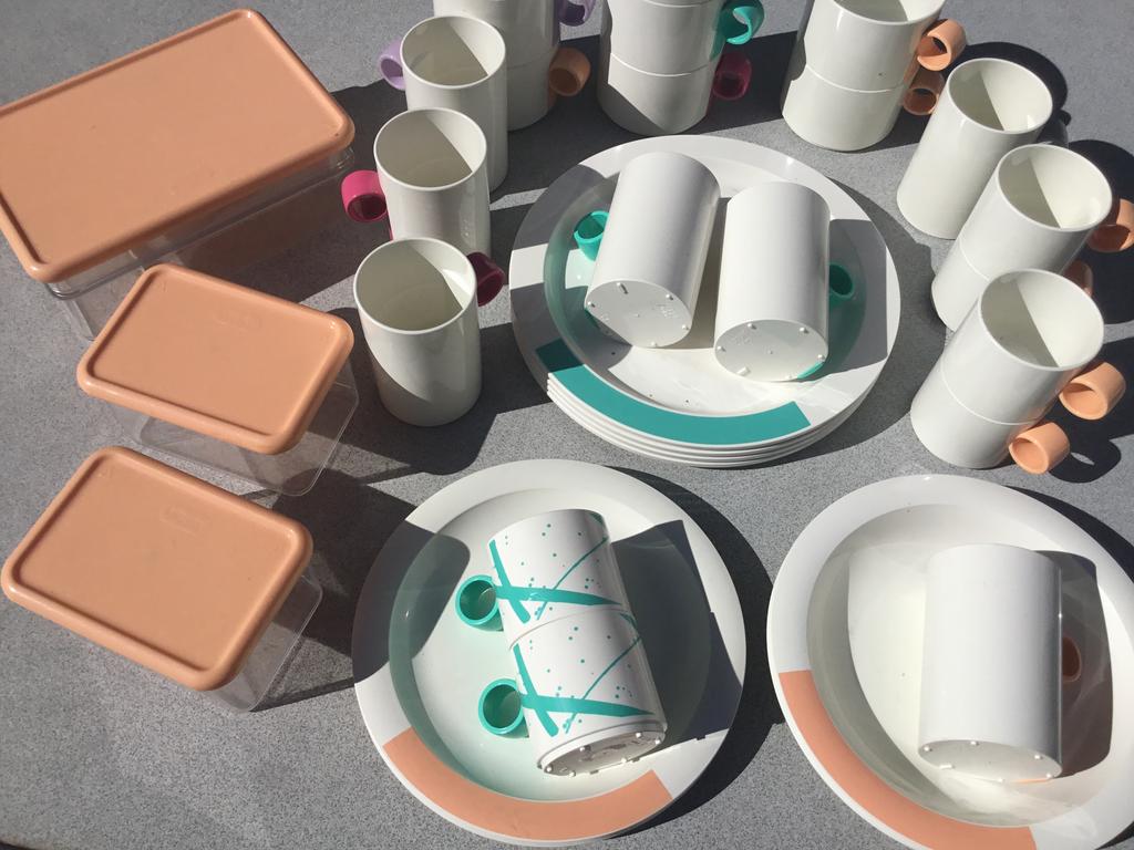 Camping Servies Coppia, Caravans en Kamperen, Kampeeraccessoires, Gebruikt, Ophalen