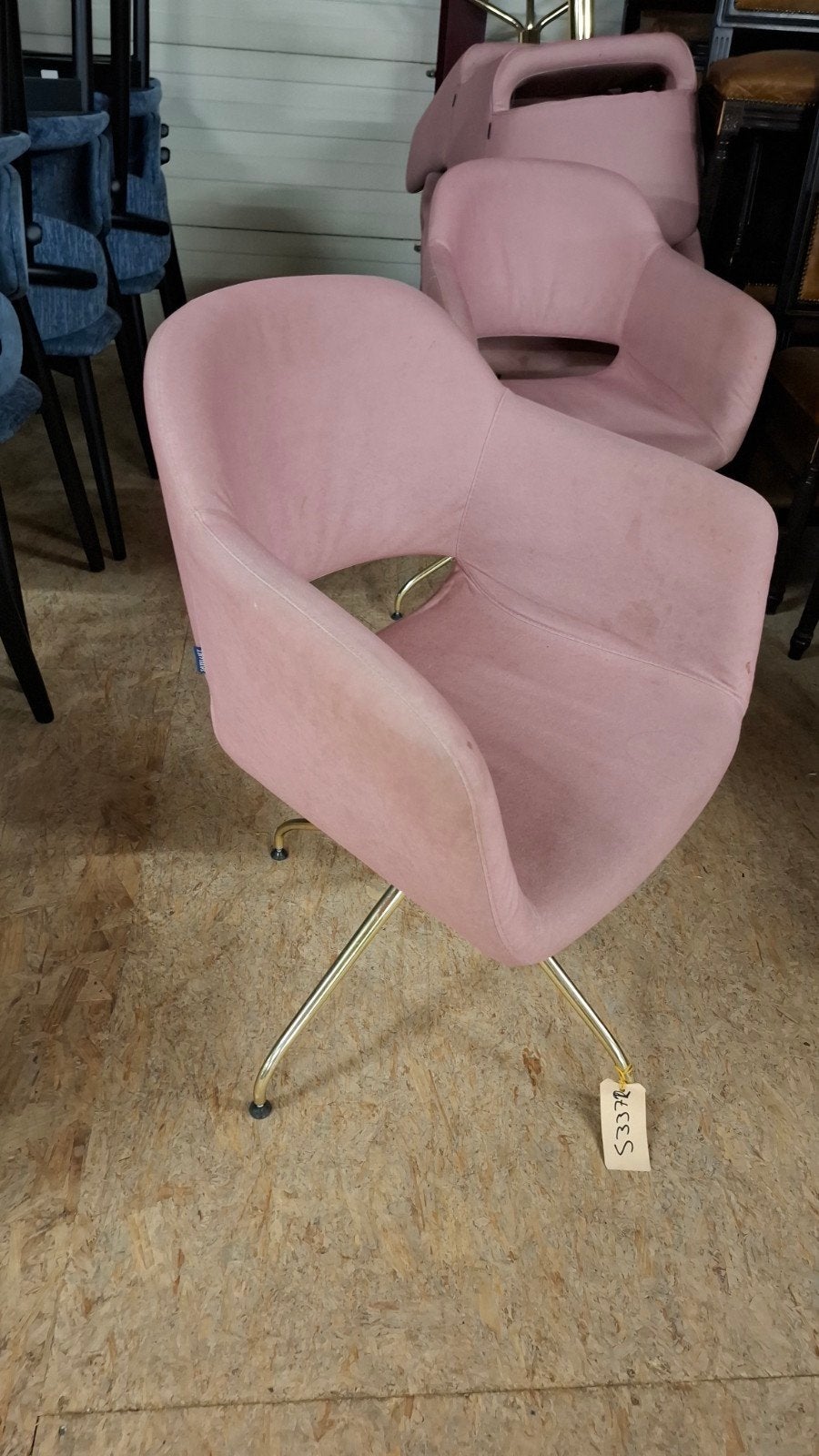 6 mama kelly retro horeca vintage draai stoelen partij, Huis en Inrichting, Ophalen of Verzenden, Metaal