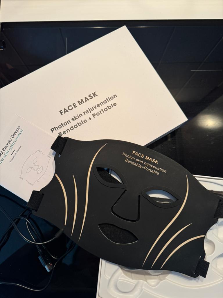 LED masker, Sieraden, Tassen en Uiterlijk, Uiterlijk | Gezichtsverzorging, Verzenden, Zo goed als nieuw, Gehele gezicht